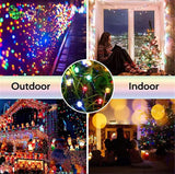 LUCES NAVIDEÑAS DE 30 M MULTICOLOR CON PANEL